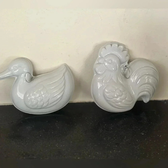 Vintage Rooster and Duck Mild Wall Decor. - Picture 1 of 4